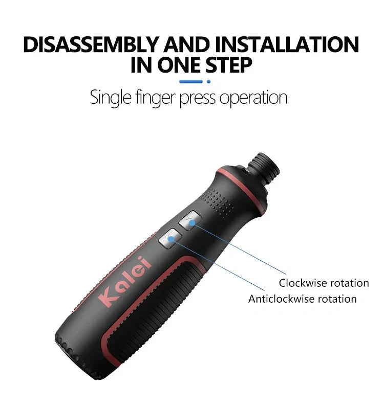 41-in-1 Rechargeable Electric Screwdriver Set | Compact Cordless Power Tool with USB Charging
