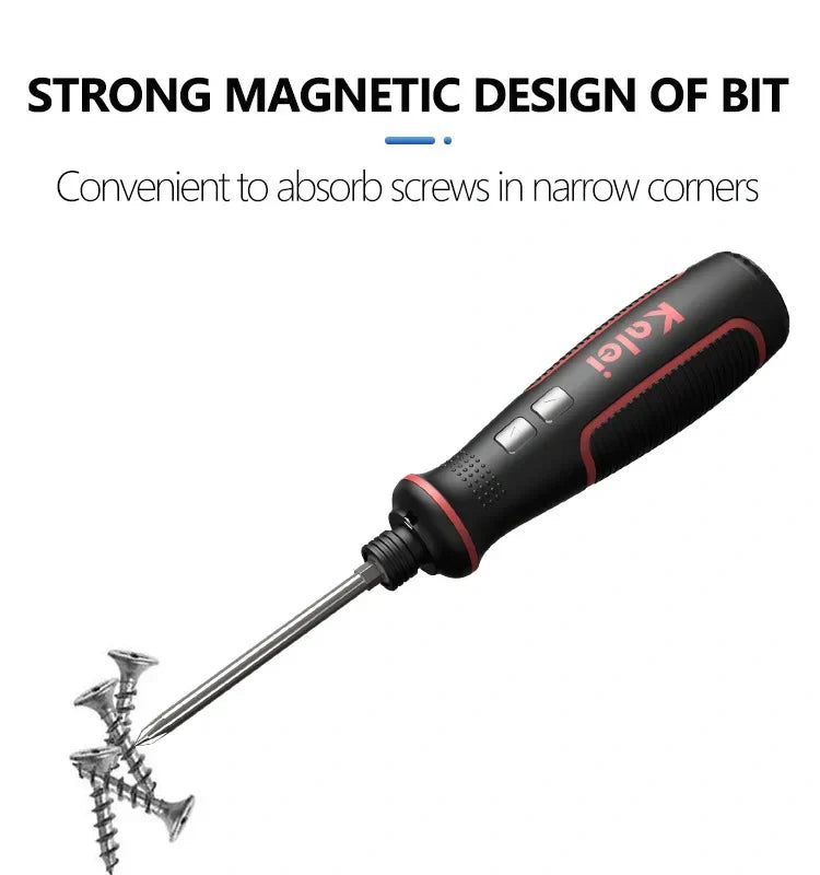 41-in-1 Rechargeable Electric Screwdriver Set | Compact Cordless Power Tool with USB Charging