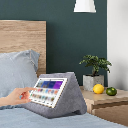 Adjustable Tablet Stand | Soft Fabric Cushion Holder | Fits 5–14 Inch Tablets | Ideal for Reading & Streaming