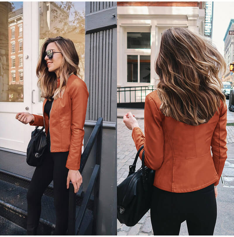 Alina Women's Leather Jacket | Premium Italian Leather 5