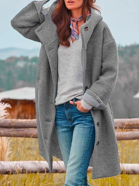 Aria Women's Classic Coat | Cozy Warmth, Timeless Design 4