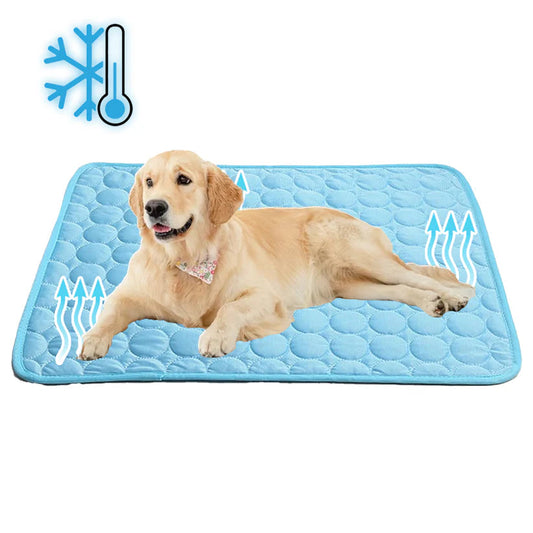 Cooling Mat for Dogs | Self-Cooling 3-Layer Pad | Non-Slip, Washable & Pet-Safe Comfort Mat for Hot Weather