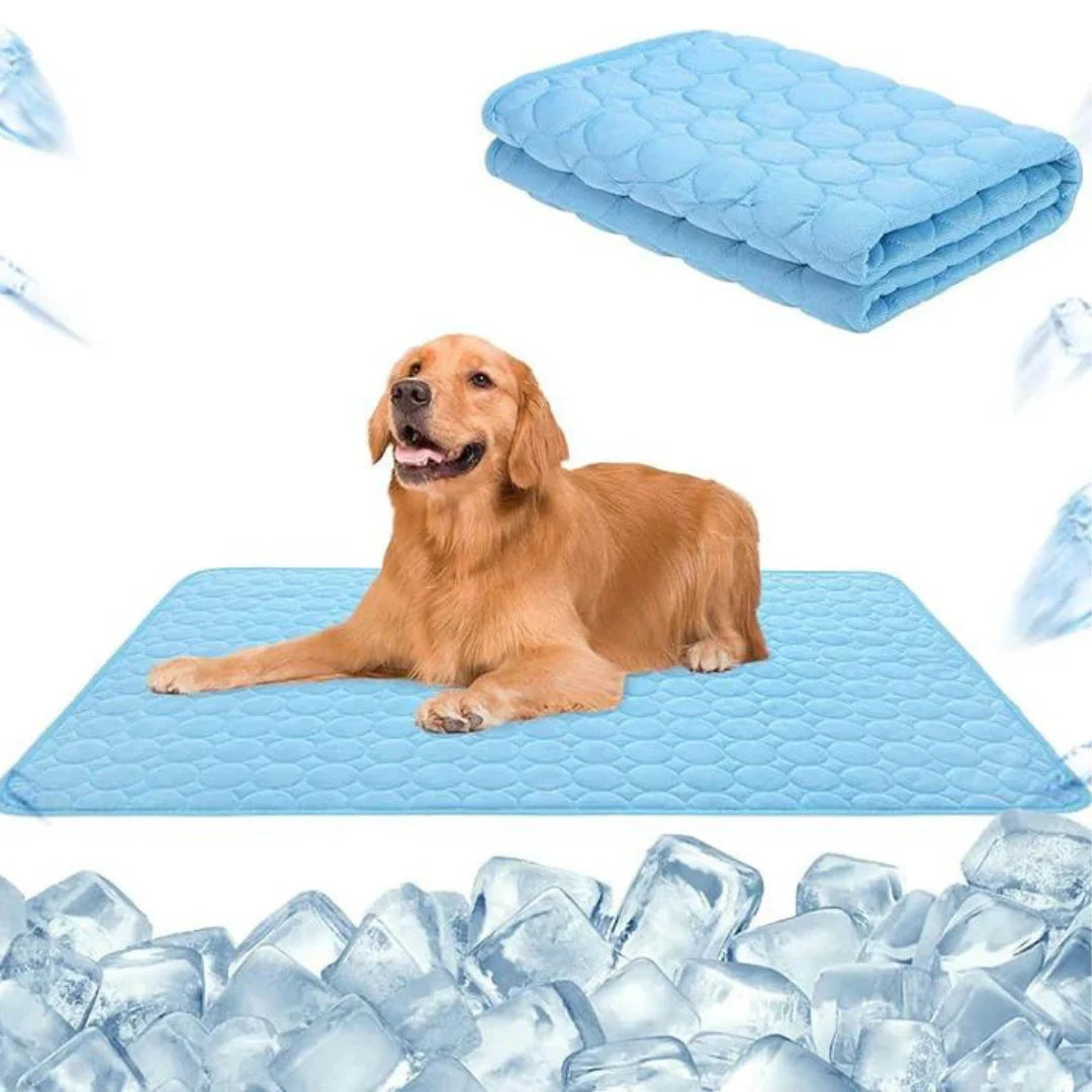 Cooling Mat for Dogs | Self-Cooling 3-Layer Pad | Non-Slip, Washable & Pet-Safe Comfort Mat for Hot Weather