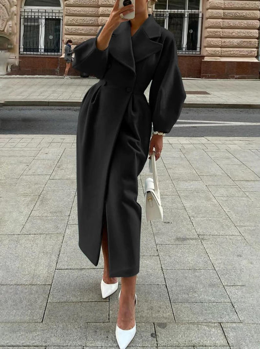 Elowen Women's Long Coat | Premium Fabric, Timeless Elegance 0