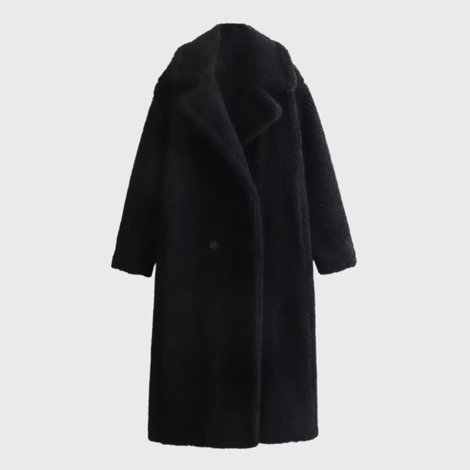 Gera Women's Winter Coat | Cozy Teddy Fabric, Double-Breasted Design 1