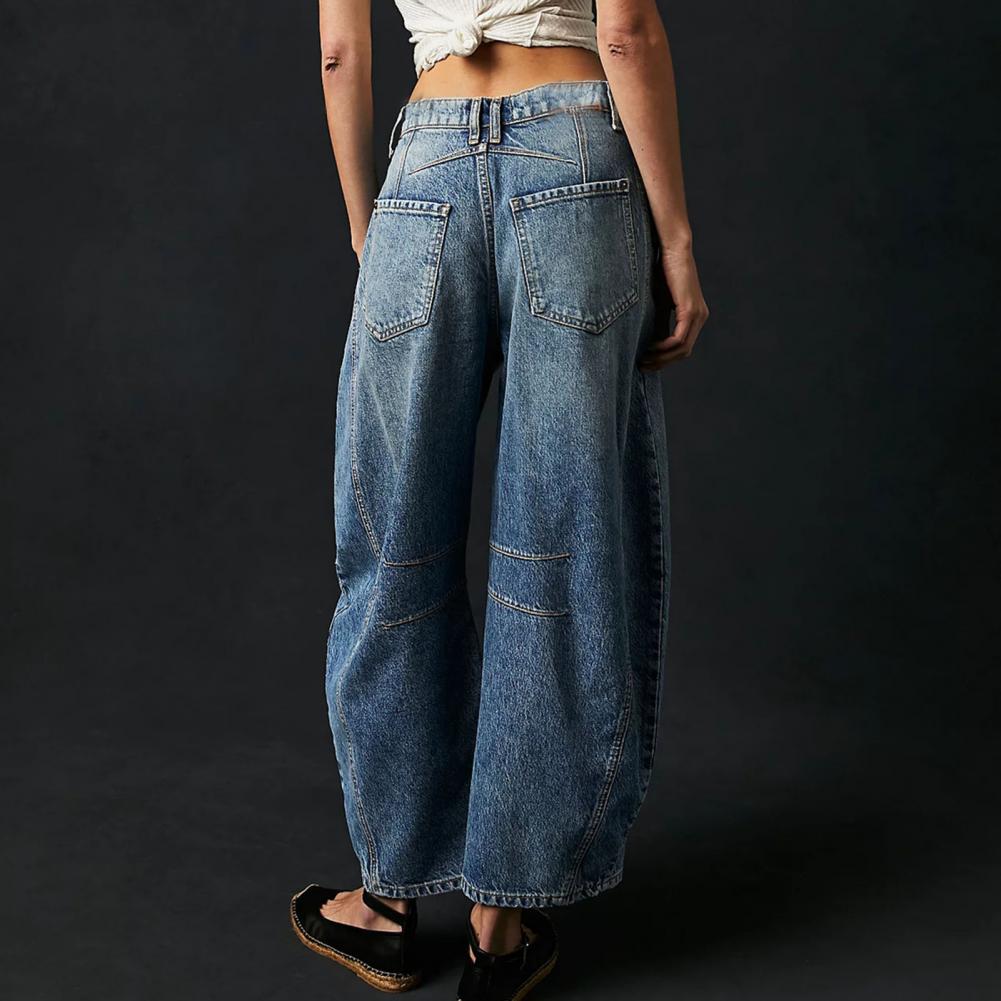 Women’s Wide-Leg Jeans | High-Rise Fit | Soft Cotton Denim