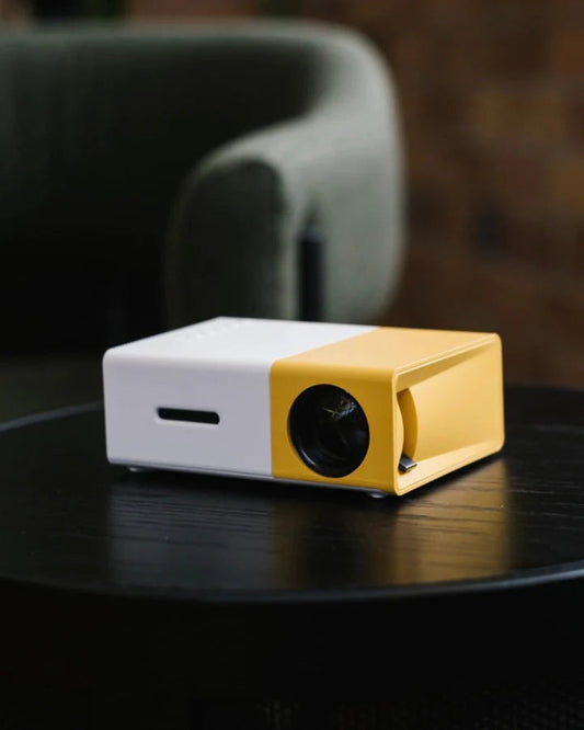 Portable Mini Projector | Compact Home Theater | Compatible with Phones, Laptops & Consoles