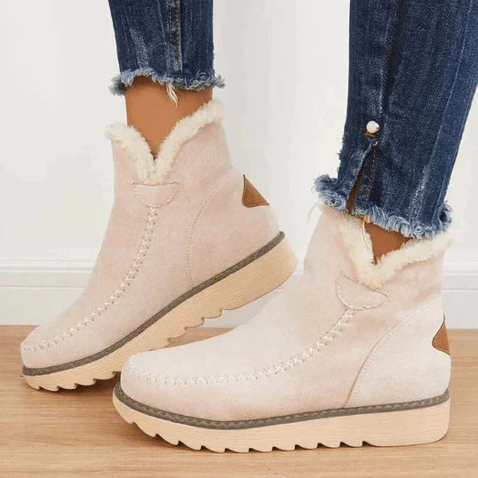Women’s Cozy Faux Fur Winter Boots | Warm Lining | Non-Slip Sole