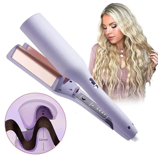 Curling Iron | Triple Barrel Hair Waver | Ceramic Anti-Frizz Styling Tool