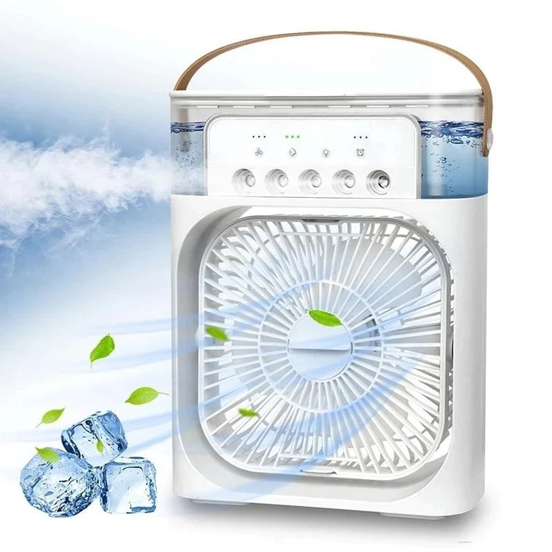 Mini Ice Misting Fan | Portable Air Cooler & Humidifier