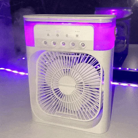 Mini Ice Misting Fan | Portable Air Cooler & Humidifier