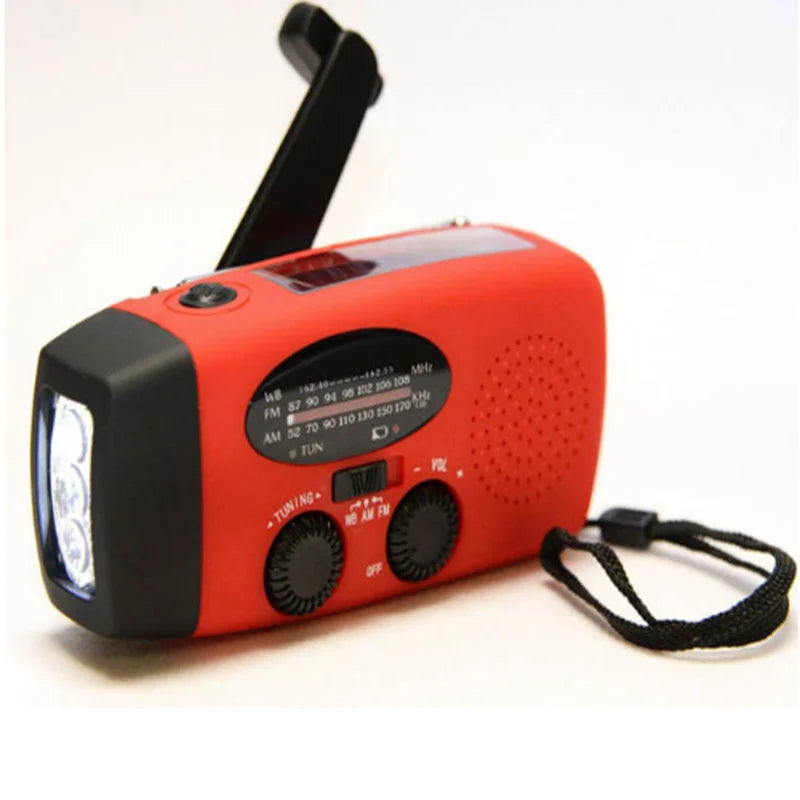 Multifunctional Emergency Radio | Solar, Hand Crank & USB Charging
