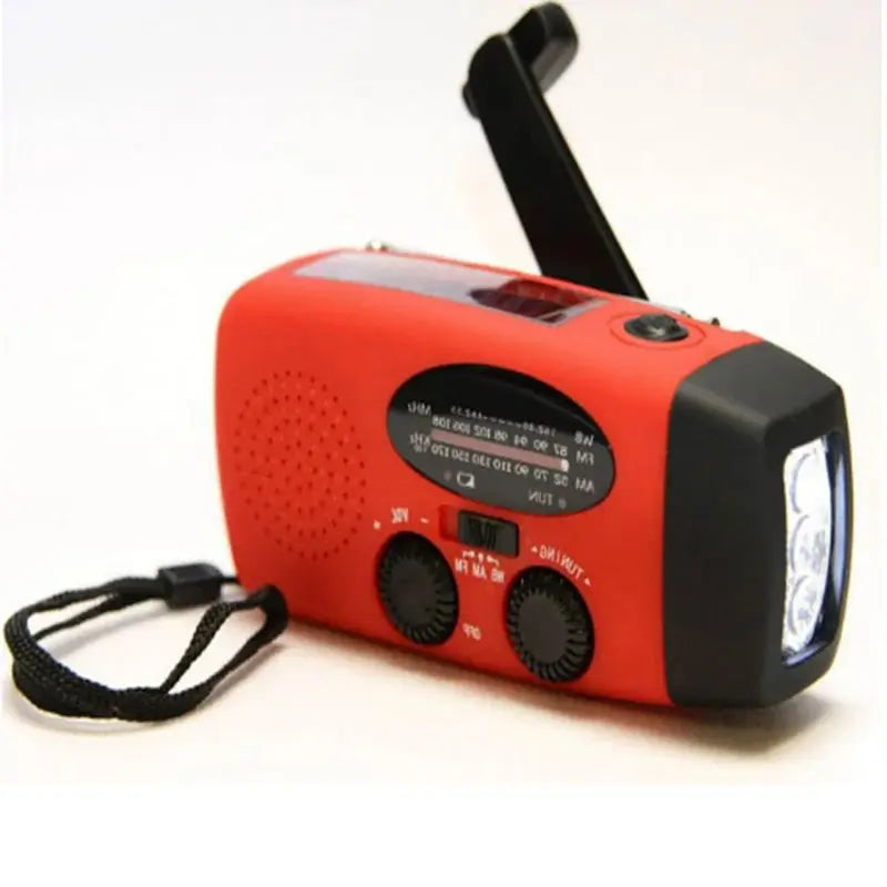 Multifunctional Emergency Radio | Solar, Hand Crank & USB Charging