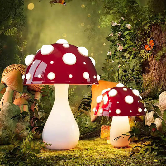 Mushroom Desk Lamp | Retro Table Lamp | LED 3-Mode Lighting