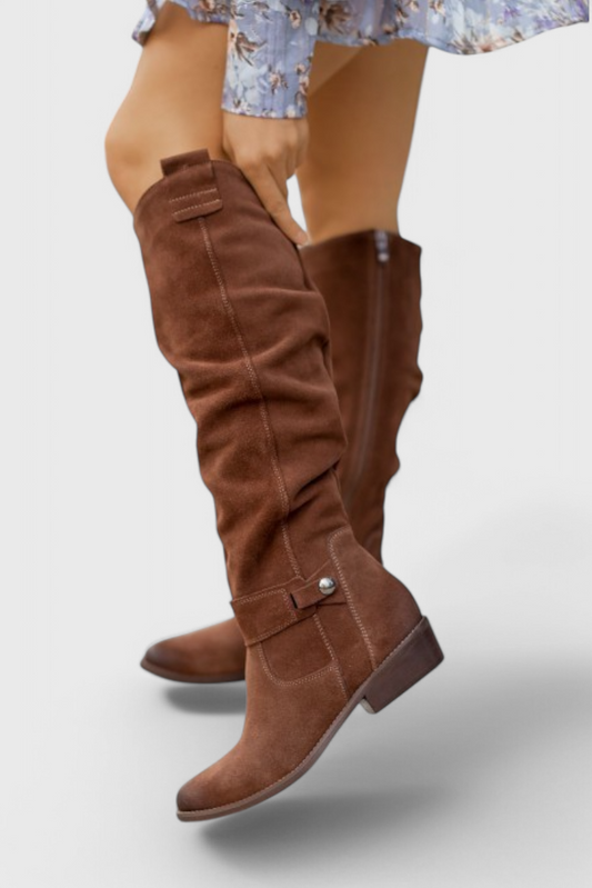 Women’s Retro High Boots | Vintage-Inspired Design | Cushioned Insole