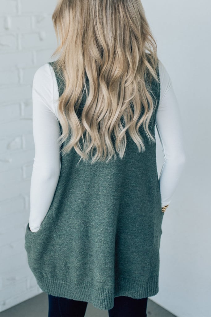 Pavo Women's Sweater Vest | Soft Fuzzy Texture 5