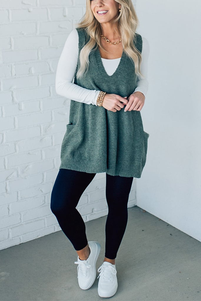 Pavo Women's Sweater Vest | Soft Fuzzy Texture 6