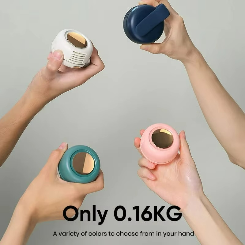 Portable Clip & Neck Fan | Hands-Free Personal Cooling | 360° Airflow | USB-C Rechargeable with 23-Hour Runtime