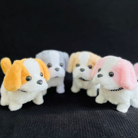 Realistic Interactive Plush Puppy Toy | Realistic Walking & Barking Dog