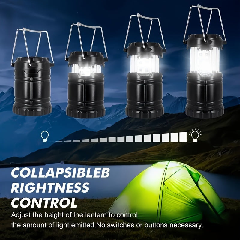 Rechargeable LED Emergency Lamp | Foldable Design | Adjustable Brightness | Portable Light for Camping & Power Outages