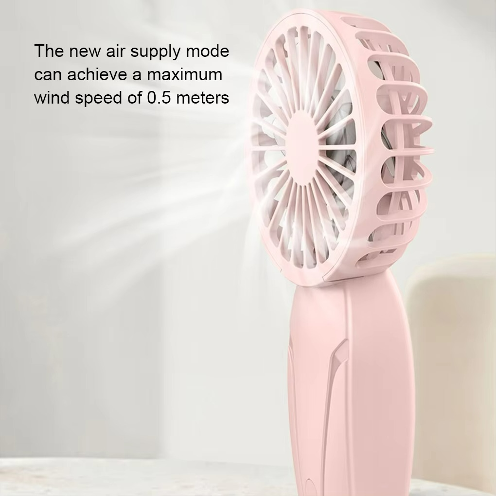 Rechargeable Portable Handheld Fan | 3-Speed Mini USB Fan | Quiet, Lightweight Cooling for Home, Office & Travel