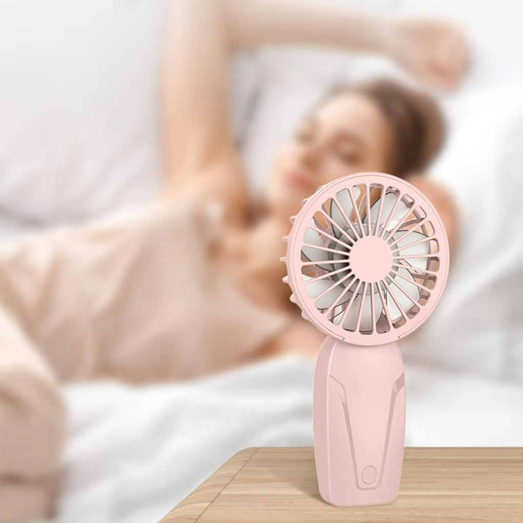 Rechargeable Portable Handheld Fan | 3-Speed Mini USB Fan | Quiet, Lightweight Cooling for Home, Office & Travel