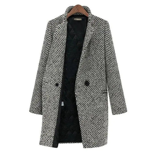 Rila Women's Vintage Blazer Coat | Premium Wool, Elegant Design 0