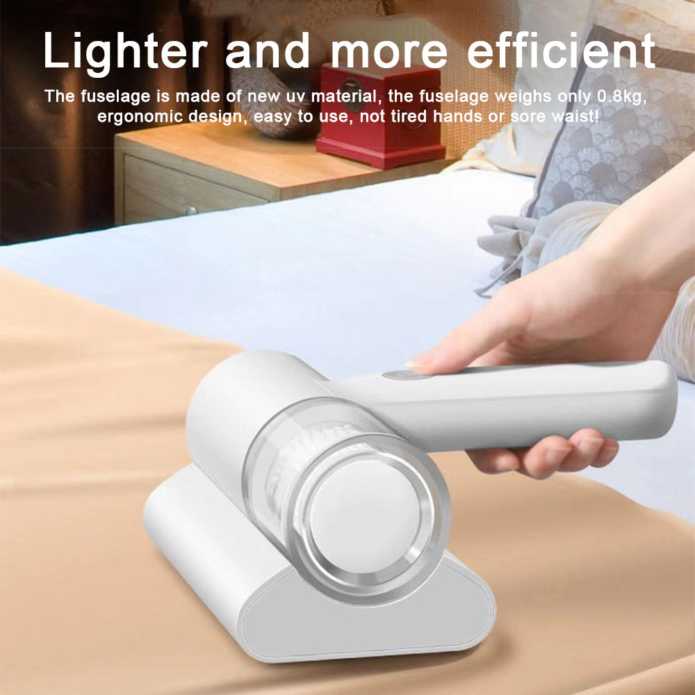 Handheld Fabric Vacuum Cleaner | UV Light & Dual-Pulse Vibration | Portable Dust and Debris Remover