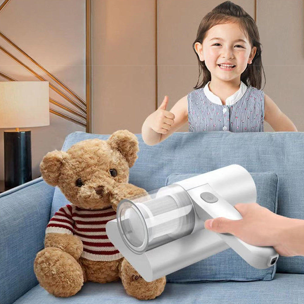 Handheld Fabric Vacuum Cleaner | UV Light & Dual-Pulse Vibration | Portable Dust and Debris Remover