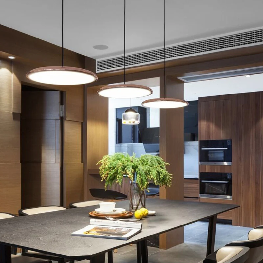 Scandinavian LED Pendant Light | Adjustable Modern Dining Room Fixture