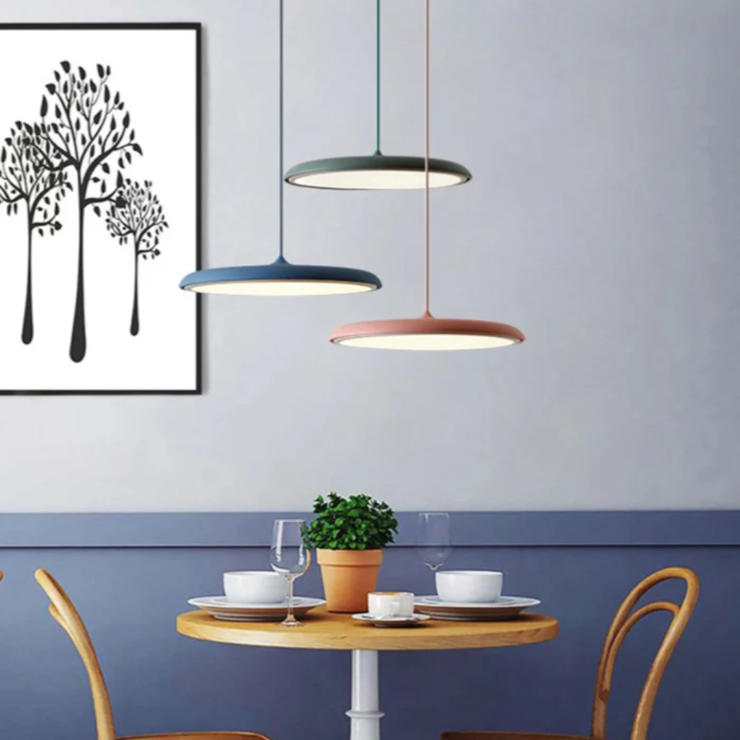 Scandinavian LED Pendant Light | Adjustable Modern Dining Room Fixture