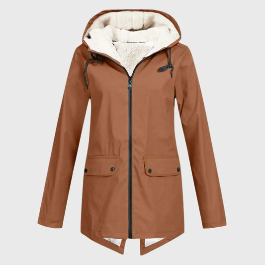 Selene Women's Rain Jacket | Waterproof Fabric, Adjustable Hood 0