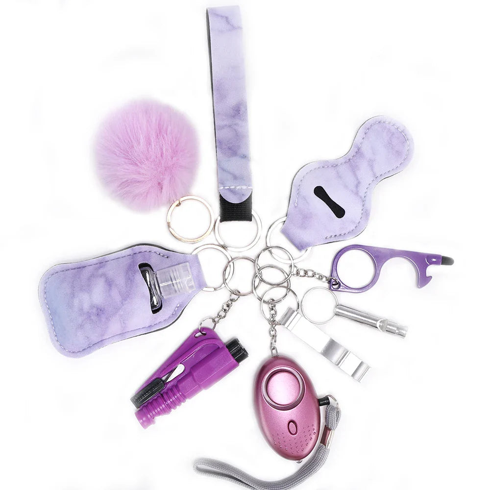 Self Defense Keychain Set | Personal Alarm & Window Breaker | Compact Safety Tool