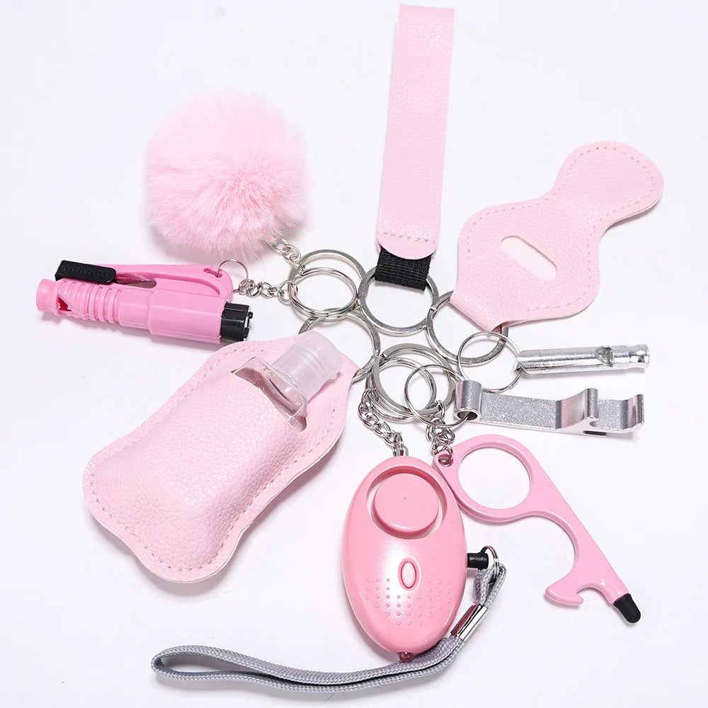 Self Defense Keychain Set | Personal Alarm & Window Breaker | Compact Safety Tool