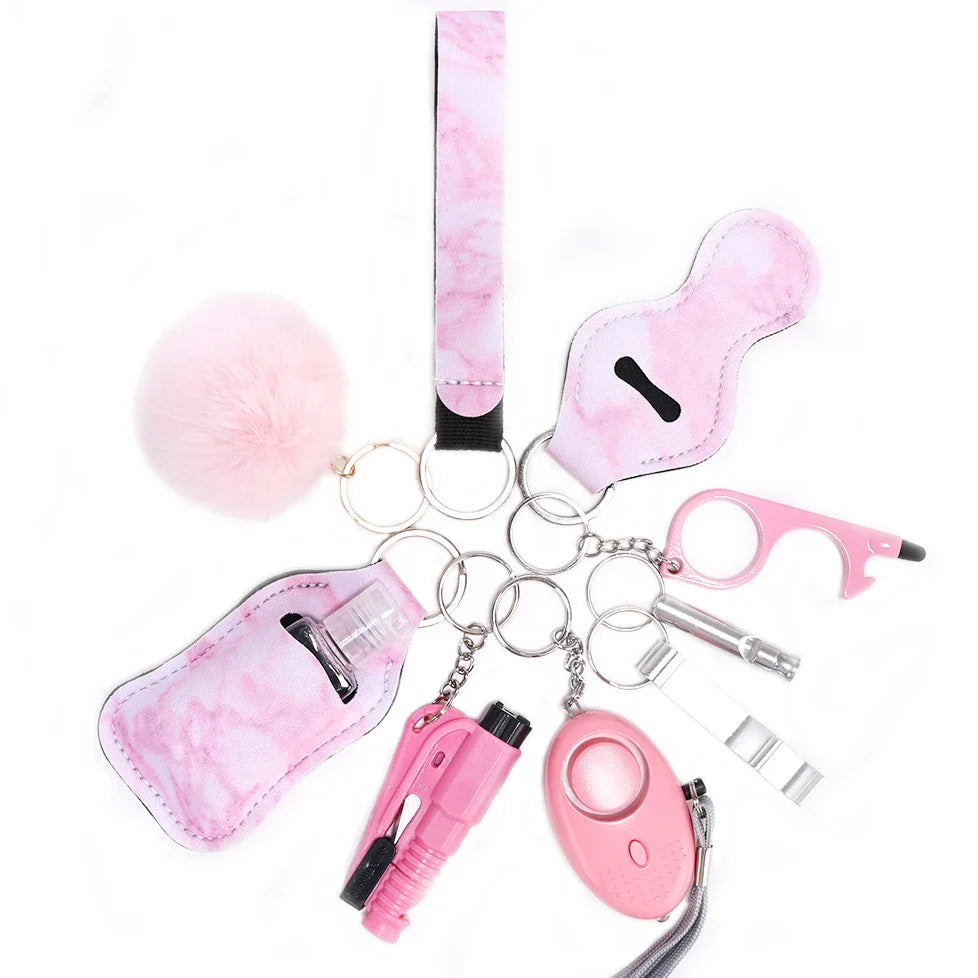 Self Defense Keychain Set | Personal Alarm & Window Breaker | Compact Safety Tool