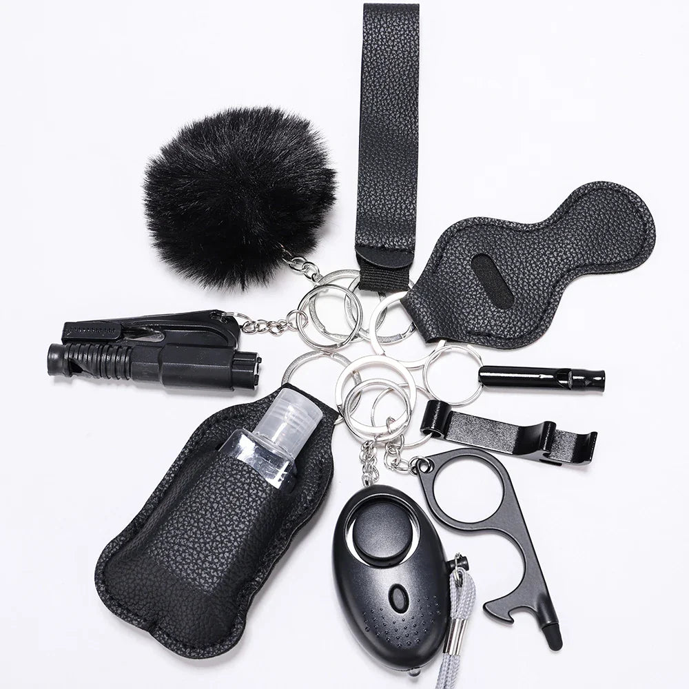 Self Defense Keychain Set | Personal Alarm & Window Breaker | Compact Safety Tool