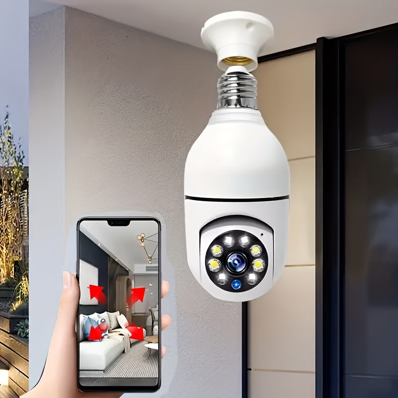 Smart Lamp Camera | HD Security Light | Night Vision & Two-Way Audio