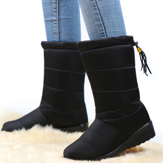 Women’s Waterproof Winter Boots | Warm Faux Fur Lining | Anti-Slip Rubber Sole