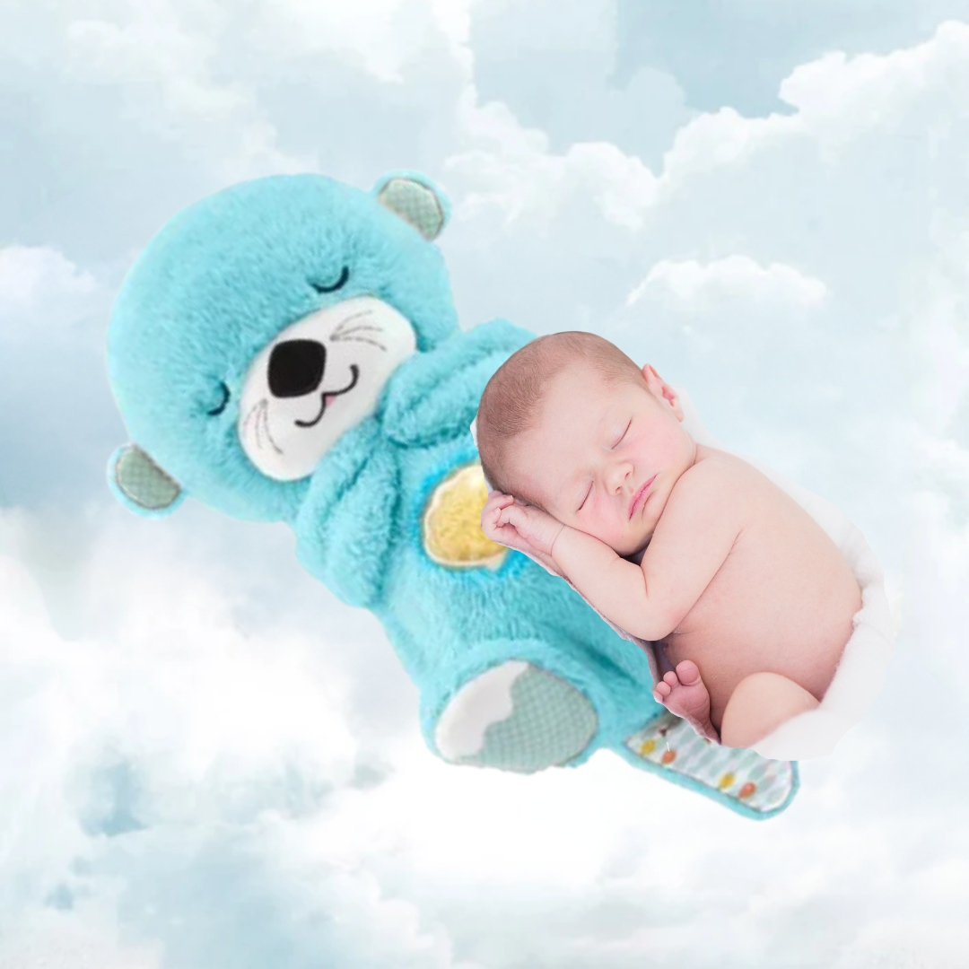 Soothing Plush Sleep Buddy | Musical Light-Up Otter Toy with Gentle Breathing Motion