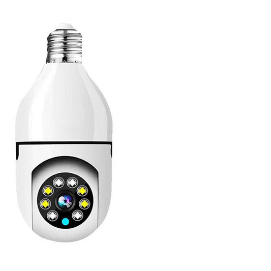 Wireless Light Bulb Security Camera | 1080P WiFi Smart Pan-Tilt Surveillance with Night Vision & Two-Way Audio