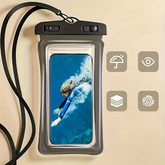 Waterproof Phone Pouch | Neck Strap & Universal Fit for Travel and Beach