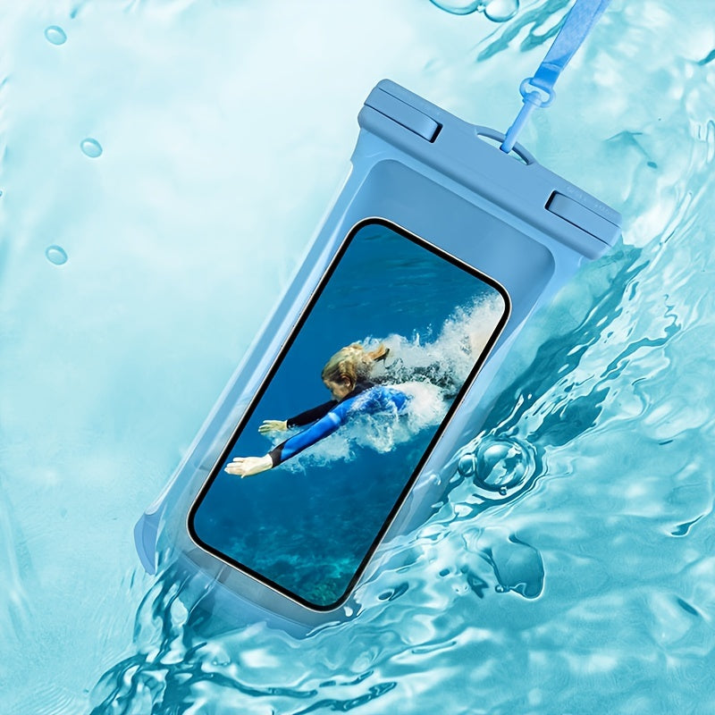 Waterproof Phone Pouch | Neck Strap & Universal Fit for Travel and Beach