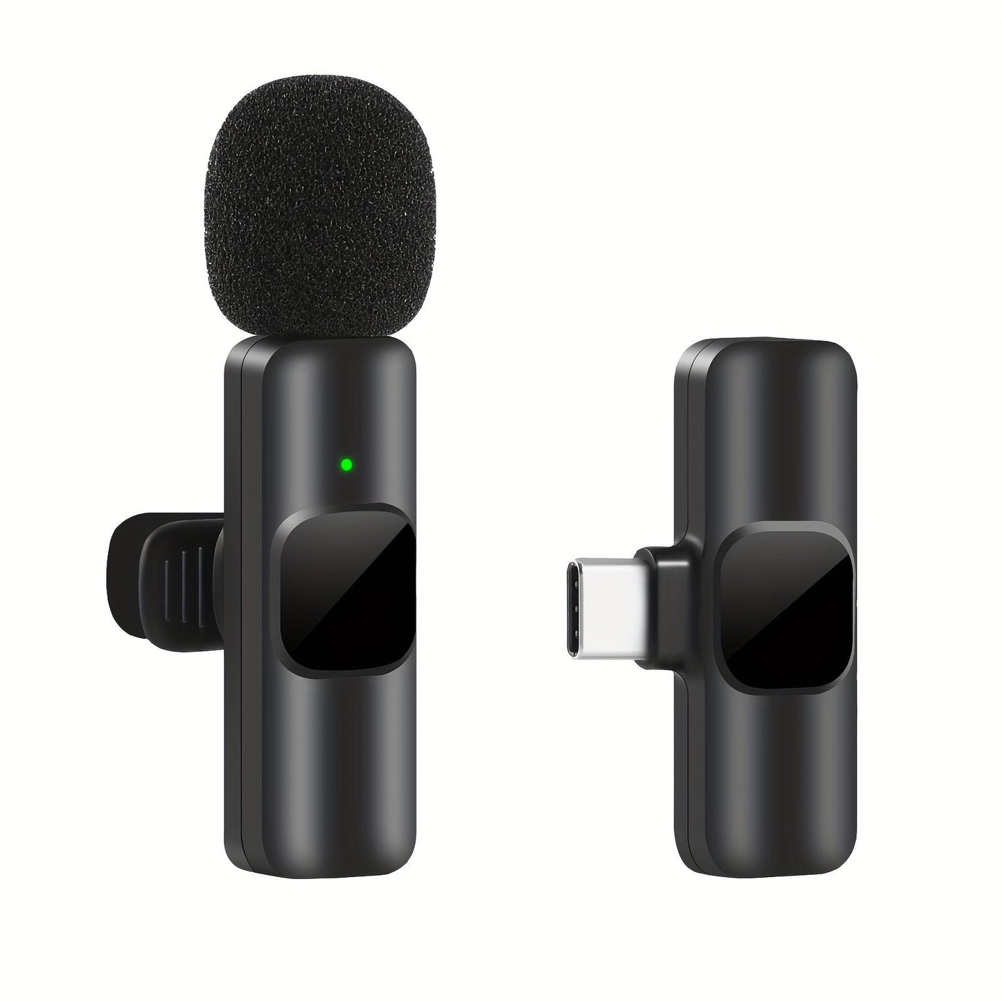 Wireless Lavalier Microphone | USB-C Connection | Compact Clip-On Mic for Video, Streaming & Interviews