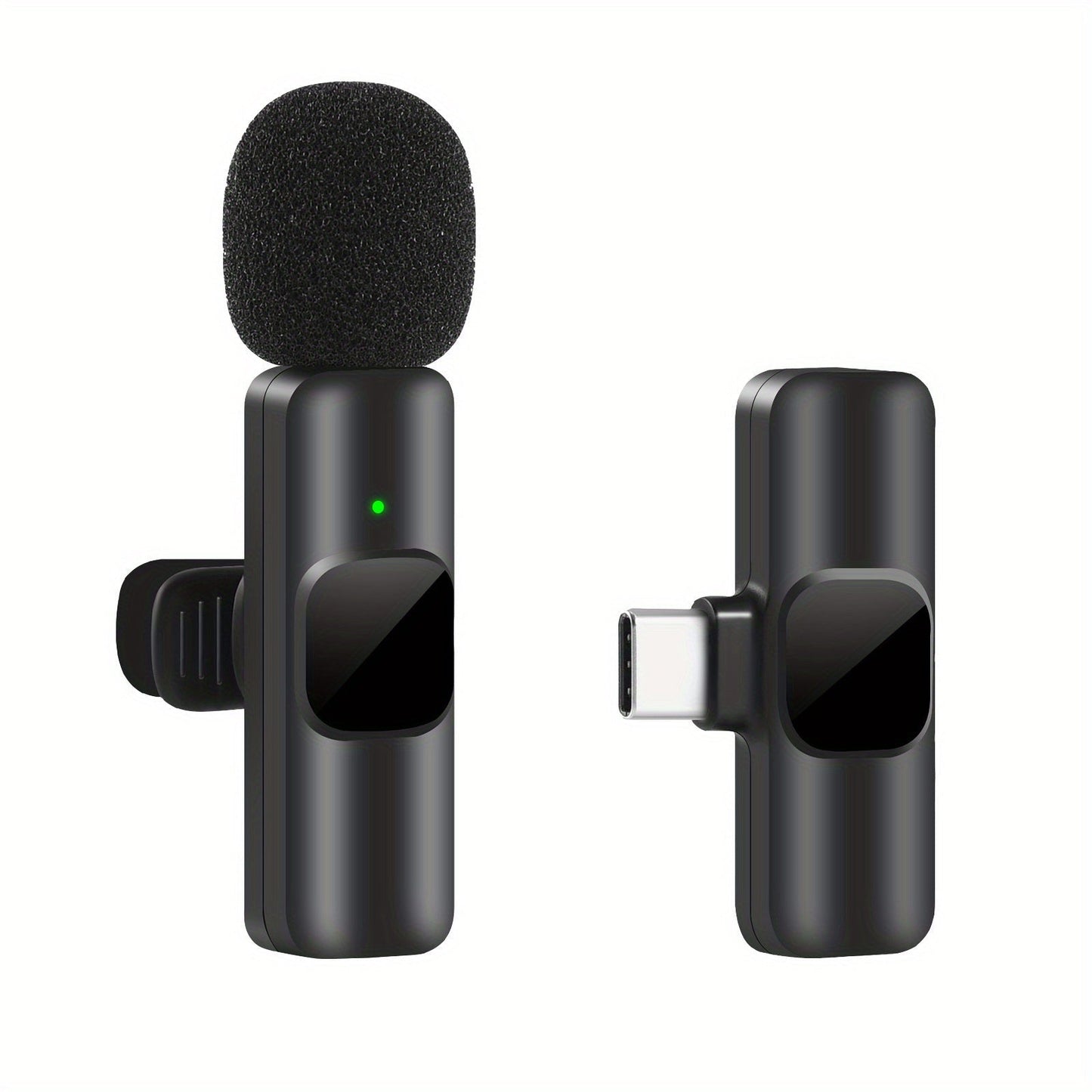 Wireless Lavalier Microphone | USB-C Connection | Compact Clip-On Mic for Video, Streaming & Interviews
