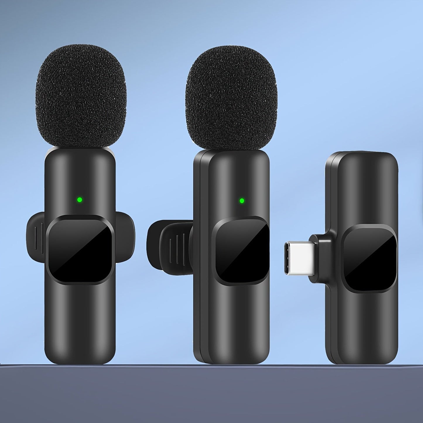 Wireless Lavalier Microphone | USB-C Connection | Compact Clip-On Mic for Video, Streaming & Interviews