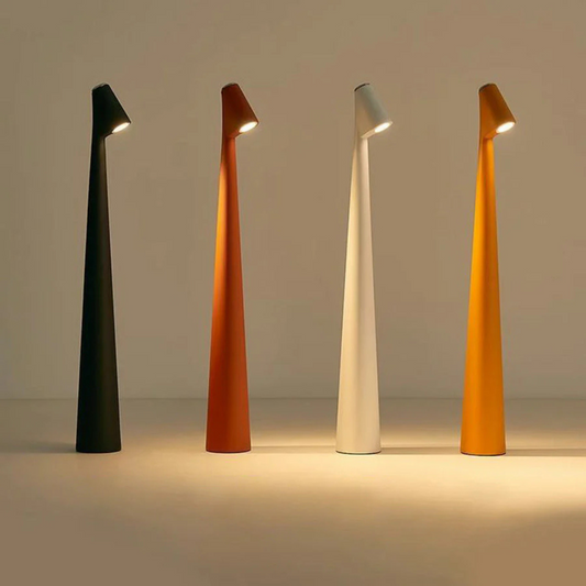 Wireless Scandinavian LED Table Lamp | Rechargeable Touch-Control Design