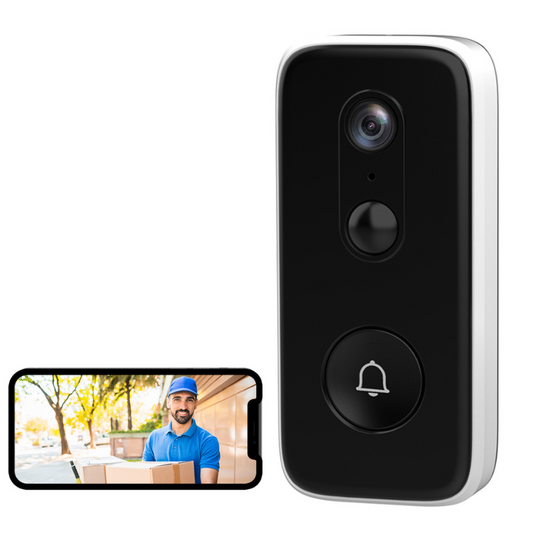 Wireless Smart Doorbell | 3MP HD Camera | Motion Detection & Two-Way Audio