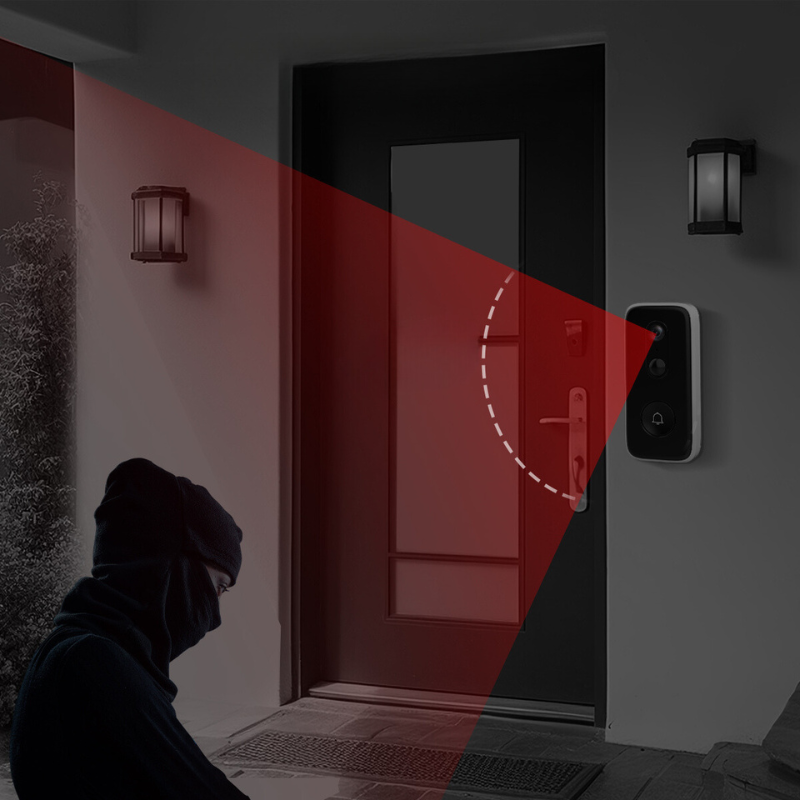 Wireless Smart Doorbell | 3MP HD Camera | Motion Detection & Two-Way Audio