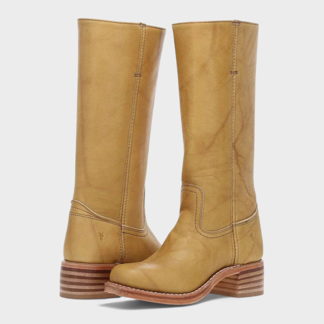 Women’s Classic Cowboy Boots | Western Stitch Detail | Durable Block Heel