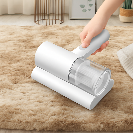 Handheld Fabric Vacuum Cleaner | UV Light & Dual-Pulse Vibration | Portable Dust and Debris Remover